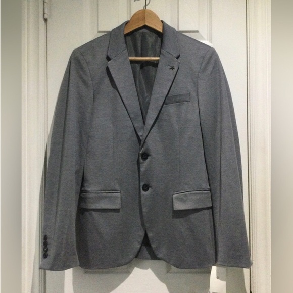 Zara Other - BNWT Zara Men’s Gray Two-Button Notch Lapel Sport Coat